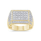 <span style="color:purple">SPECIAL!</span> 2.07ct G SI 14K Yellow Gold Diamond Men's Band Ring Size 10