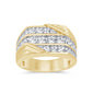 <span style="color:purple">SPECIAL!</span> 2.03ct G SI 14K Yellow Gold Diamond Men's Band Ring Size 10