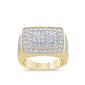 <span style="color:purple">SPECIAL!</span> 3.00ct G SI 14K Yellow Gold Diamond Men's Band Ring Size 10