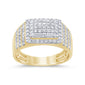 <span style="color:purple">SPECIAL!</span> 1.11ct G SI 14K Yellow Gold Diamond Men's Band Ring Size 10