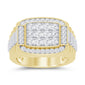 <span style="color:purple">SPECIAL!</span> 1.09ct G SI 14K Yellow Gold Diamond Men's Band Ring Size 10