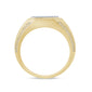 <span>DIAMOND  CLOSEOUT! </span> .82ct G SI 10K Yellow Gold Men's Diamond Ring Band