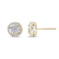 <span style="color:purple">SPECIAL!</span> .26ct G SI 10KT Yellow Gold Diamond Round Fashion Earrings