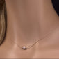 <span>DIAMOND  CLOSEOUT! </span>  .33ct G SI 14K Rose Gold Diamond Ball Pendant Necklace 16" + 2" EXT