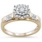 <span style="color:purple">SPECIAL!</span> .40ct 14KT Yellow Gold Round Diamond Solitaire Ring Size 6.5