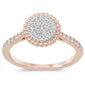 <span>DIAMOND  CLOSEOUT! </span>.25ct 14KT Rose Gold Round Diamond Solitaire Ring Size 6.5