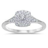 .26ct 14KT White Gold Diamond Engagement Ring Size 6.5
