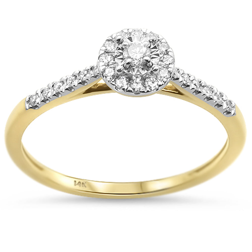 18ct 14K Yellow Gold Diamond Ring Size 6.5 from Sonara Jewelry Wholesale