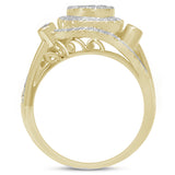 <span>DIAMOND  CLOSEOUT! </span> .97ct 14k Yellow Gold Round Diamond Engagement Wedding Ring Size 6.5