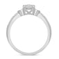 <span style="color:purple">SPECIAL!</span> .17ct 14KT White Gold Round Diamond Solitaire Ring Size 6.5