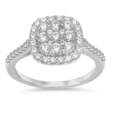 .86ct 14k White Gold Diamond Solitaire Ring Size 6.5