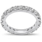 <span style="color:purple">SPECIAL!</span>  1.82ct G SI 14K White Gold Diamond Eternity Band Ring Size 6.5