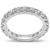  1.82ct G SI 14K White Gold Diamond Eternity Band Ring Size 6.5