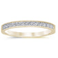 .24ct G SI 14K Yellow Gold Round Diamond Band Ring Size 6.5