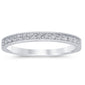.24ct G SI 14K White Gold Diamond Band Ring Size 6.5