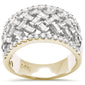 <span style="color:purple">SPECIAL!</span> .96ct G SI 14K Yellow Gold Round & Baguette Diamond Ring