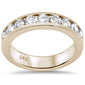 <span style="color:purple">SPECIAL!</span> 0.98ct G SI 14K Yellow Gold Diamond Wedding Band Ring Size 6.5