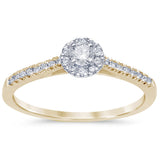 .49ct G SI 14K Yellow Gold Diamond Engagement Ring Size 6.5