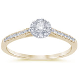 .33ct G SI 14K Yellow Gold Diamond Engagement Ring Size 6.5
