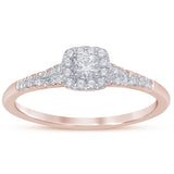 <span>DIAMOND CLOSEOUT! </span>.26ct G SI 14K Rose Gold Diamond Engagement Ring Size 6.5