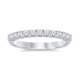 .50ct G SI 14K White Gold Diamond Wedding Band Ring Size 6.5