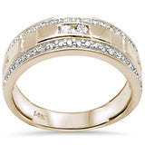 .76ct G SI 14K Yellow Gold Diamond Men's Band Ring Size 10