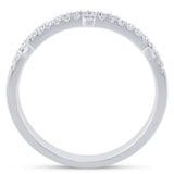 .32ct G SI 14K White Gold Diamond Band Ring Size 6.5