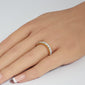<span style="color:purple">SPECIAL!</span> 1.31ct G SI 14K Yellow Gold Diamond Eternity Band Ring Size 7