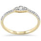 .15ct G SI 14K Yellow Gold Diamond Ring Band Size 6.5