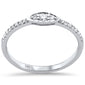 .16ct G SI 14K White Gold Diamond Ring Band Size 6.5