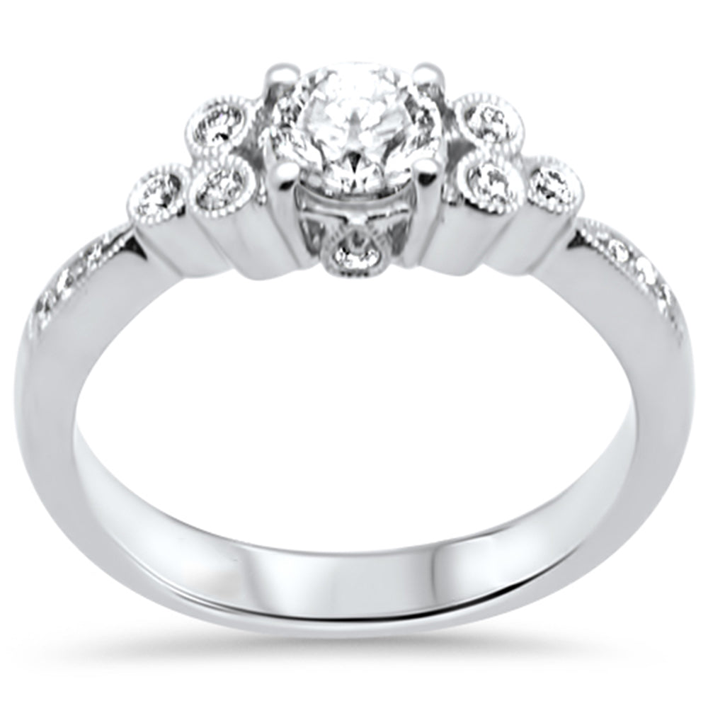 .72ct G SI 18K White Gold Diamond Engagement Ring  Size 6.5