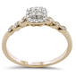 .14ct G SI 14K Yellow Gold Diamond Engagement Ring Size 6.5