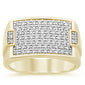 <span style="color:purple">SPECIAL!</span> .99ct G SI 14K Yellow Gold Diamond Men's Band Ring Size 10