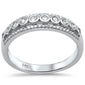 <span style="color:purple">SPECIAL!</span> .26ct G SI 14K White Gold Diamond Bezel Set Band Ring Size 6.5