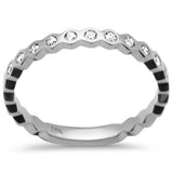 .13ct G SI 14K White Gold Diamond Band Ring Size 6.5