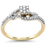 .27ct G SI 14K Yellow Gold Diamond Engagement Ring Size 6.5