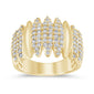 <span style="color:purple">SPECIAL!</span>.72ct G SI 14K Yellow Gold Diamond Band Ring Size 6.5