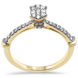 .34ct G SI 14K Yellow Gold Diamond Engagement Ring  Size 6.5