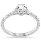 <span style="color:purple">SPECIAL!</span>.78ct G SI 14K White Gold Round Diamond Engagement Ring  Size 6.5