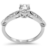 .66ct G SI 14K White Gold Round Diamond Engagement Ring  Size 6.5