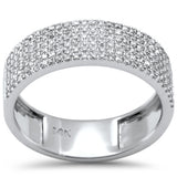 .40ct G SI 14K White Gold Diamond Ladies Band Ring Size 6.5