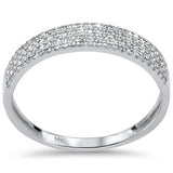 .22ct G SI 14K White Gold Diamond Ladies Ring Band Size 6.5