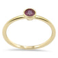 .28ct G SI 14K Yellow Gold Ruby Gemstones Ring Size 6.5
