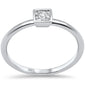 <span style="color:purple">SPECIAL!</span> .21ct G SI 14K White Gold Princess Cut Diamond Ring Size 6.5