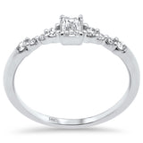 .33ct G SI 14K Yellow Gold Diamond & Emerald Cut Ring Size 6.5