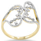 .26ct G SI 14K Yellow Gold Diamond Women's Band Ring Size 6.5