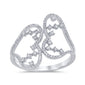 .26ct G SI 14K White Gold Diamond Women's Band Ring Size 6.5