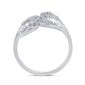 .26ct G SI 14K White Gold Diamond Women's Band Ring Size 6.5