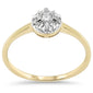 .18ct G SI 14K Yellow Gold Diamond Round Shape Ring Size 6.5