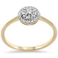 .18ct G SI 14K Yellow Gold Diamond Round Shape Ring Size 6.5